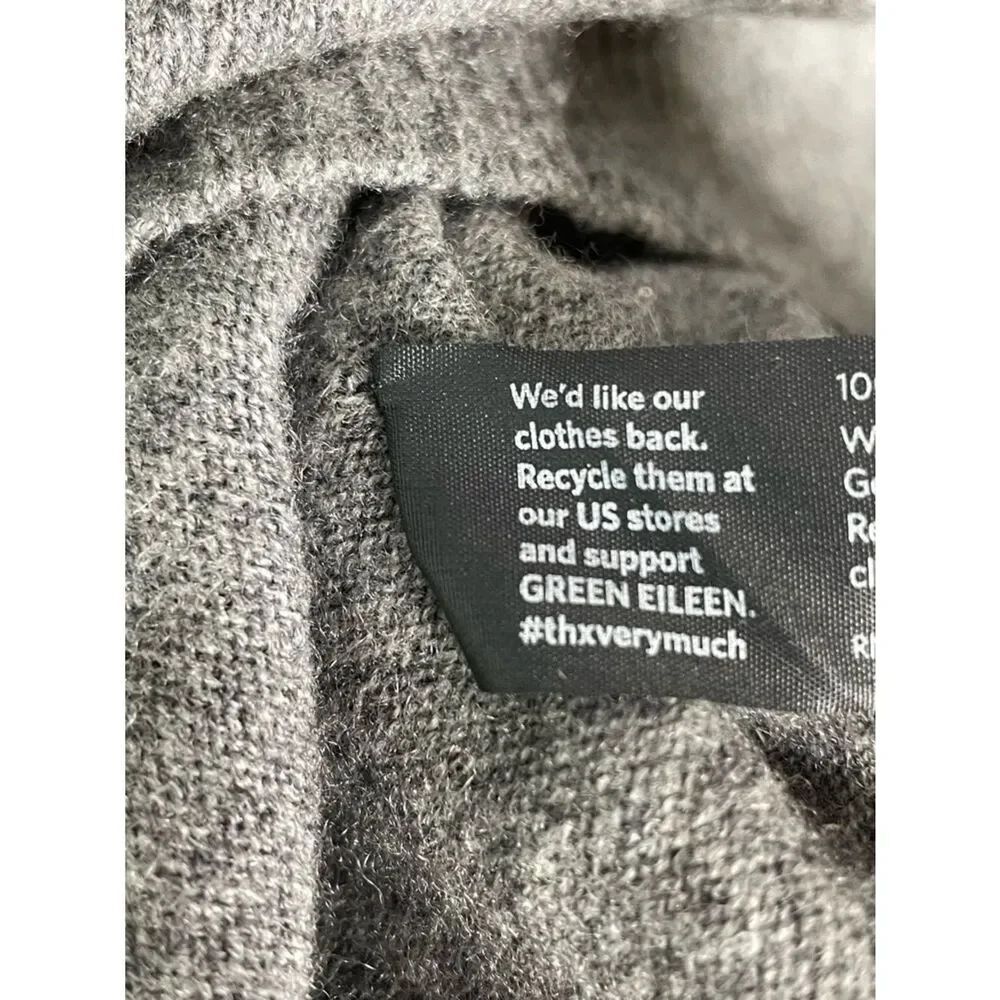 Eileen Fisher Cashmere Crewneck Sweater/Tunic  GrayXXS fits XS, S - Picture 6 of 6